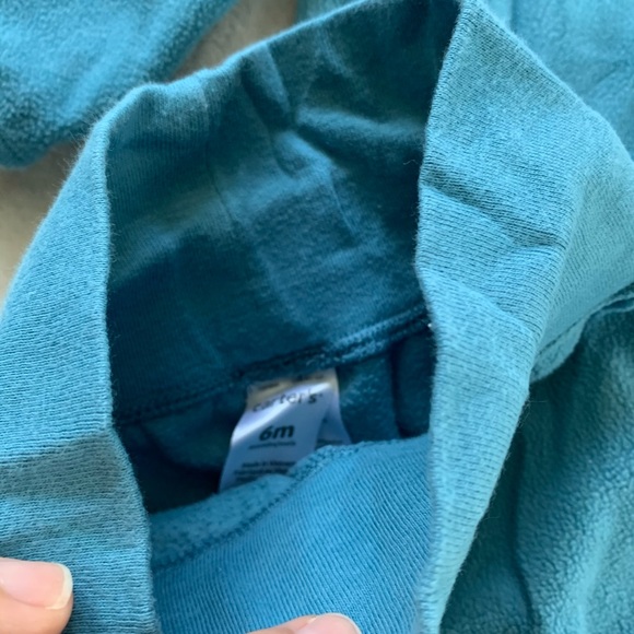 Carter’s six-month matching zip up and pants blue - Picture 5 of 5